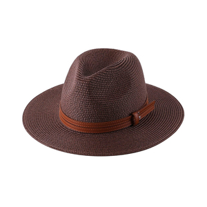 Reliable Product Wholesale Unisex Western Straw <b>Sun</b> <b>Hat</b> Quality Leather Printed Pattern Bulk Cowgirl <b>Hat</b> for <b>Men</b> - Product Image 4