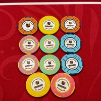 Jetons de poker de casino personnalisés en nylon composite avec noyau métallique