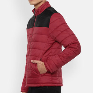 Chaqueta Acolchada de Moda para Hombre, con Cuello Alto, Logotipo Frontal, Tela Cómoda para Uso Diario y Actividades al Aire Libre - Product Image 3