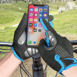 Gants de cyclisme athlétiques personnalisés, gants de vélo rembourrés, respirants, équipement de sport de plein air, fabricant OEM - Product Image 6