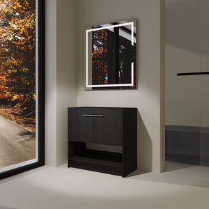 Mobile bagno freestanding da 36 pollici con 2 ante in compensato (lavello escluso) - Product Image 3