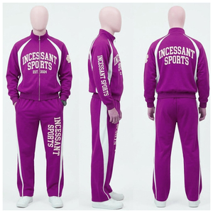 Conjunto Deportivo de Pantalones y Sudadera con Capucha para Hombre, Otoño, 100% Algodón, Transpirable, Ligero, Diseño Casual, con Detalles Laterales Delanteros - Product Image 4