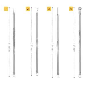 METAL MED <b>blackhead</b> <b>remover</b> <b>tools</b> comedone extractors facial black head <b>remover</b> <b>blackhead</b> <b>remover</b> face <b>blackhead</b> <b>remover</b> facial - Product Image 3