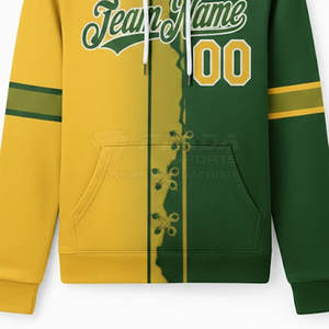 Sweat à capuche de rugby au design optimal, coupe athlétique, matière légère, équipement d'entraînement d'équipe, parfait pour les entraînements quotidiens - Product Image 6