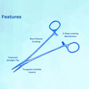 Porte-aiguille chirurgical de haute qualité en acier inoxydable, outil médical à verrouillage, porte-aiguille médical en acier inoxydable - Product Image 4