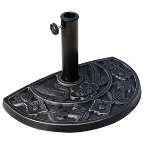 Base per Ombrellone da Esterno da 9 kg in Resina Moderna, Supporto per Palo da 3,8 cm e 4,8 cm, per Hotel e Giardini, Ombrellone Decorativo da Esterno - Product Image 1