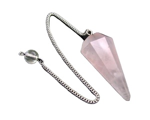 Hot Bán <span class=keywords><strong>Rose</strong></span> Dowsing Con Lắc Màu Hồng Cho Chữa Bệnh Đá Quý Con Lắc Với Đánh Bóng Tình Yêu Tự Nhiên Thạch Anh Dân Gian Màu Hồng Nghệ Thuật Mặt Phong Cách - Product Image 2