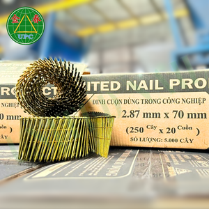 ตะปูเหล็กม้วนสำหรับงานหนัก ขนาด 2.75 นิ้ว ทนทานต่อการเกิดสนิม หัวลายตารางคม ชุบสังกะสี - Product Image 5