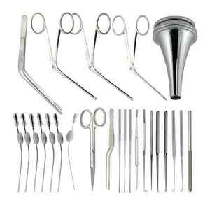 Juego de Instrumentos Quirúrgicos para Miringotomía, Herramientas Manuales de Acero Inoxidable para Otorrinolaringología, Kit de Cirugía de Otología Reutilizable para Uso Hospitalario - Product Image 5