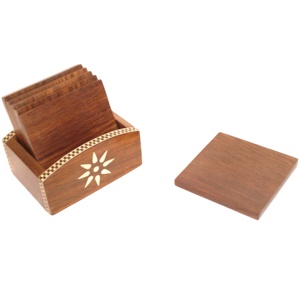 Wooden <b>Drink</b> <b>Coasters</b> for Coffee Mugs Tea Cups Beer Cans Water Glasses-Office & Home Use <b>Drink</b> <b>Coasters</b> Wholesale by AYAANS - Product Image 3