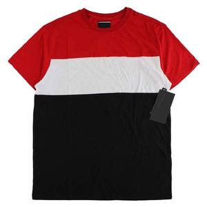 Men's Color Blocking Knitted <b>T</b>-<b>Shirt</b> Set Custom Design Crew Neck Casual Summer Breathable Shorts 2 Piece Summer Set - Product Image 2
