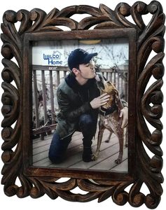 Cadre photo en bois massif naturel, design minimaliste moderne, pour bureau, décoration intérieure contemporaine - Product Image 5