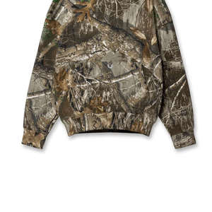 Sweat à capuche camouflage streetwear coupe classique, hiver, écoresponsable, coupe-vent, épaules tombantes, manches longues, respirant, adulte - Product Image 1