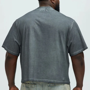 Camiseta con Estampado Personalizado para Hombre, 100% Algodón, Cuello Redondo, Estilo Casual, Corte Ajustado, Color Blanco Liso - Product Image 5