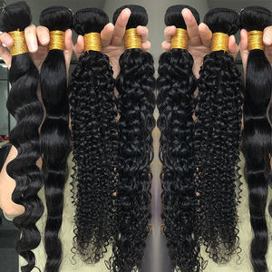 Extensions à clipser en cheveux indiens Remy de différents types, lisses ou bouclés, directement de l'usine à prix d'usine - Product Image 4
