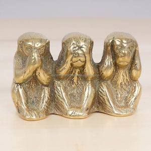 Prensapapeles de latón antiguo con diseño clásico de estatua de perro de la fortuna para biblioteca - Product Image 2