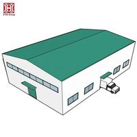 Fournisseur de structures préfabriquées pour ateliers industriels en acier de 1000 m² à 5000 m² ZTSS
