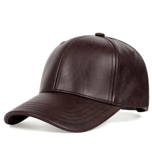 Casquette en cuir sport personnalisée, commande en gros, service OEM, protection solaire, séchage rapide, pour activités de plein air, fitness, cyclisme, jeunesse - Product Image 2