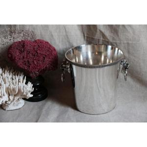 Stainless Steel <b>Ice</b> <b>Bucket</b> Round Classic Design Lion Head Handle Rust Resistant Party Use Champagne Wine Chiller Custom Designs - Product Image 5