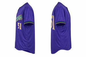 Camiseta Deportiva de Béisbol de Venezuela Sublimada de Alta Calidad, Azul, de Secado Rápido, con Tejido de Malla - Product Image 3