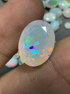 Pierre précieuse d'opale éthiopienne de luxe pour les créateurs, opale éthiopienne facettée pour la fabrication de bijoux à prix abordable - Product Image 3