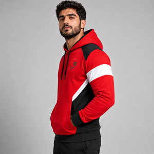 Sweat à capuche pour homme en gros, personnalisable avec logo, en molleton de coton doux, respirant, écologique, décontracté et de haute qualité - Product Image 2