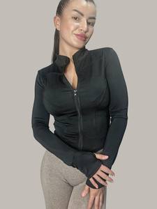 Chaqueta de Yoga Nueva para Entrenamiento y Fitness para Mujer, Tejido Elástico con Orificios para los Pulgares, Diseñada para Correr, Gimnasio y Deportes al Aire Libre - Product Image 6