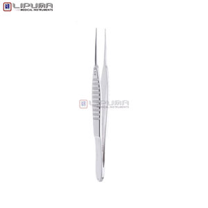 คีมจับเนื้อเยื่อ BONN Iris Forceps ขนาด 10.0 ซม. คีมผ่าตัดเนื้อเยื่อคุณภาพสูง ผลิตจากเหล็กกล้าไร้สนิม คีมจับเนื้อเยื่อ BONN Iris Forceps สำหรับจักษุวิทยาและหู คอ จมูก - Product Image 2