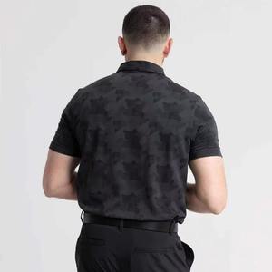 Elegante Camiseta Polo para Hombre, Cómoda y Transpirable, de Algodón, para Golf, con Bordado y Estampado, Casual, de Manga Corta, a la Moda - Product Image 2