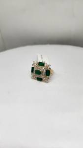 Bague de fiançailles de luxe pour femme en diamant naturel de haute qualité 14 carats, certifiée IGI, plaquée rhodium, bijoux pour l'exportation mondiale - Product Image 2