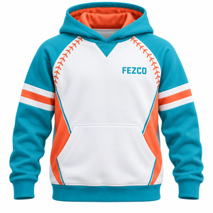 Chaqueta de Béisbol Unisex para Niños, Estilo Deportivo Cómodo, con Cremallera y Capucha, Forro Polar, Impermeable, para Otoño - Product Image 5