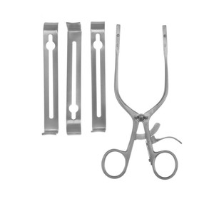 Henly Retractor Original Type Modified Weitlaner Allows Three Blade Set Includes Retractor overall length 16.5cm ZETOMEDPRO - Product Image 1