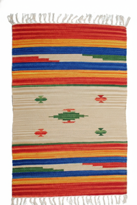 Alfombra Moderna de Algodón con Diseño Floral, Hecha a Mano y Personalizable, Lavable, para Ejercicio, Viajes y Uso Doméstico - Product Image 2