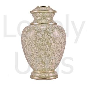 Urne funéraire grande taille en opale cloisonné, couvercle fileté en métal fait main, pendentif gravable, commémoration funéraire, usine OEM - Product Image 4