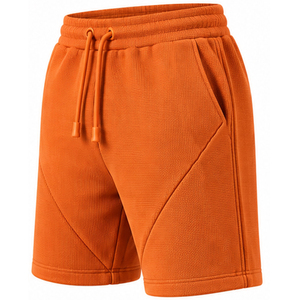 <b>Mens</b> Premium Waffle Knit <b>Shorts</b> Casual <b>Lounge</b> Wear Drawstring Elastic Waist Custom Logo Wholesale Private Label Supplier <b>Mens</b> - Product Image 4