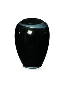 Modern Ceramic <b>Vase</b> Round Black with Green Glaze Minimalist Tabletop Floral Display Urn - Product Image 5