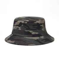 Topi Bucket Kamuflase Custom Grosir, Dapat Disesuaikan, Unisex, Bahan Katun, Desain Visor Pelindung Matahari, Logo Bordir 3D, Untuk Memancing, Bersepeda, Bepergian