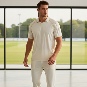 Uniforme de críquet hecho a medida, impresión por sublimación de alta calidad, kit de equipo de críquet que absorbe la humedad para partidos profesionales - Product Image 5