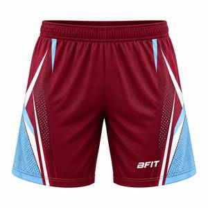 Ensemble d'uniformes de football pour hommes, maillot et short de football par sublimation, respirant, imperméable, 100% polyester, kit sportif d'équipe - Product Image 3