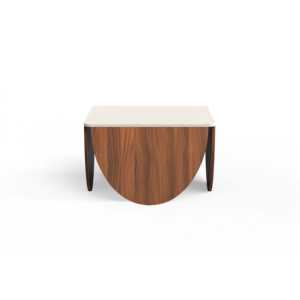 Mesa de Centro y Mesa de Café Cleta de Diseño Moderno de la Gama Premyrr en Nogal y Frosty - Product Image 2