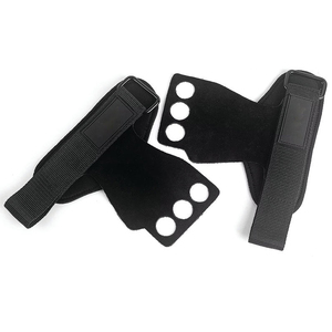 Agarraderas de Piel de Vacuno Ajustables para Levantamiento de Pesas, Diseño Nuevo y Moderno, Marca Privada Personalizada, Resistentes - Product Image 2