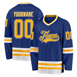 Uniforme de Hockey Personalizado, Camisetas de Hockey sobre Hielo Transpirables de Poliéster, OEM para Equipos - Product Image 1