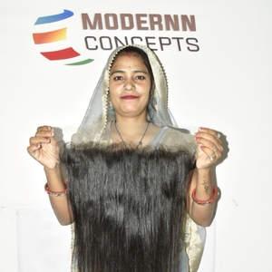 Cheveux humains indiens de qualité Remy vierge, frontale 13*6 HD, lisses, cuticules alignées, double trame machine, toutes couleurs - Product Image 2