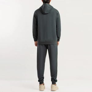 Survêtement en molleton de coton personnalisé pour homme, tenue d'entraînement athlétique, marque privée OEM ODM, vêtements de sport - Product Image 2