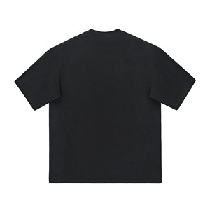 T-shirt surdimensionné pour hommes, design personnalisé, t-shirts unis en gros, t-shirt en coton lourd - Product Image 4