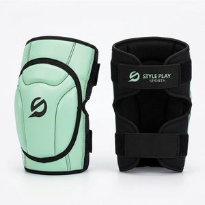 Genouillères respirantes à séchage rapide avec rembourrage en mousse épaisse pour arts martiaux, karaté, kickboxing, boxe, pour adultes - Product Image 1