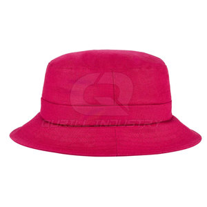 Plain Cotton Bucket <b>Hat</b> Breathable Fabric Casual Headwear For Summer <b>Walking</b> Weekend Travel And Outdoor Street Fashion Use - Product Image 4