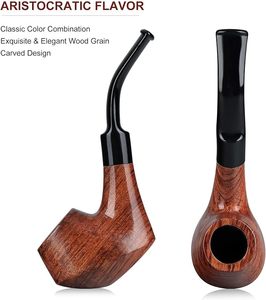 Smoking <b>Pipe</b>, Wooden Tobacco <b>Pipe</b> with Gift Box, Creative Rosewood Tobacco <b>Pipes</b> for Smoking (no Need <b>Pipe</b> <b>Stand</b>) with <b>Pipe</b> Scra - Product Image 3