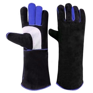 Gants de soudage en cuir de vachette pleine fleur de qualité supérieure, résistants, pour une protection industrielle durable, pour les soudeurs - Product Image 2