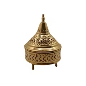 Brass Censer Incense <b>Burner</b> with Cross & Handle Vintage Church Altar Brass <b>Burner</b> <b>for</b> Prayer Worship Decoration Incense <b>Burner</b> - Product Image 6